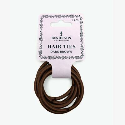Hair Elastics CAPEZIO | Hair Elastics Dark Brown BH1510
