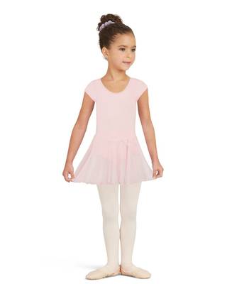 Mädchen Ballett Kleider CAPEZIO | S/S Nylon Dress Child 3966C