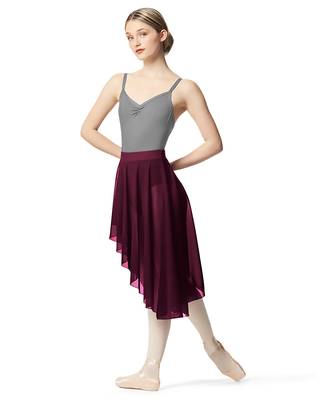 Ostale Baletske Suknje LULLI | Pull on Asymmetric Dance Skirt Dakini LUB352