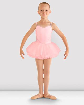 Girls Ballet Dresses BLOCH | Girls Valentine Tutu Leotard CL8168