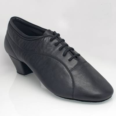 Ανδρικά παπούτσια για αθλητικοί χοροί-Λατινικά RAY ROSE | Bryan Watson Black Leather BW111L