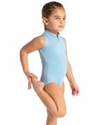 Girls Spot on Zip Front Leotard