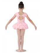 Heart Cut Out Cap Sleeve Tutu Dress