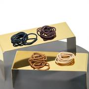 Hair Elastics Dark Brown