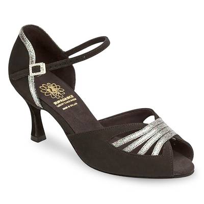 Social Dancing Shoes SUPADANCE | 1536 Black Nubuck/Rainbow Iris 1536