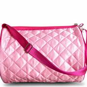 Embroidered Barrel Bag