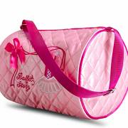 Embroidered Barrel Bag