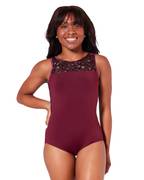 Ornate Romance Allure Mesh Back Leotard