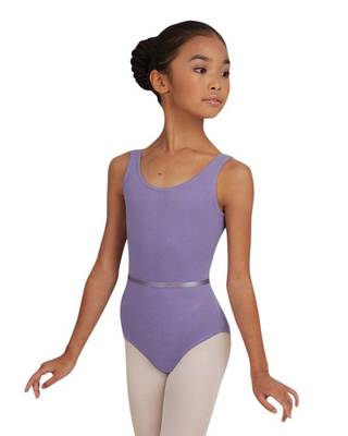 Tank & Halter Dance Leotards CAPEZIO | Child Tank Leo w/Belt CAD200C