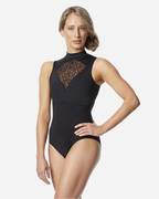 Mock Neck Leotard Carolina