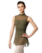 Skirted Mock Neck Leotard Isabelle