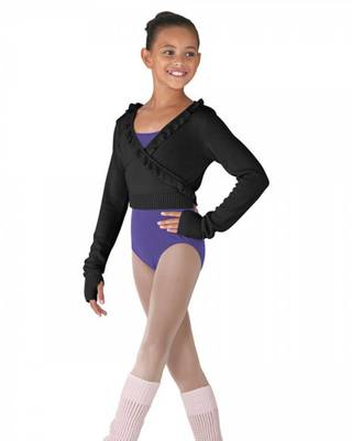 Wrap Tops BLOCH | Lg Slv Knit Jumper Girls CZ6549B