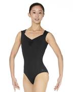Women's Cap Sleeve Princess Seams Leotard Logan