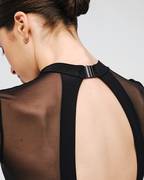 Rihanna Cap Sleeve Leotard