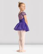 Girls Mirella Celestia Short Sleeve Printed Tutu Dress