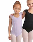 Girls Flutter Sleeve Princess Leotard