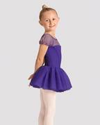 Girls Mirella Celestia Short Sleeve Printed Tutu Dress