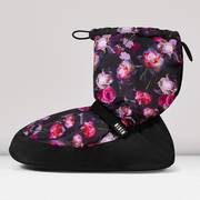 Adult Floral Print Warm Up Booties