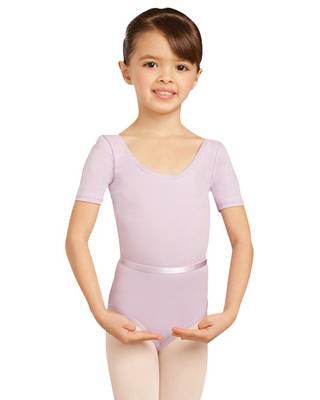 Sleeve Leotards CAPEZIO | Child Short Slv Leotard W/Belt CAD400C