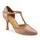 NUDE PATENT LEATHER & TAN NUBUCK