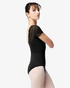 Womens Short Sleeve Leotard Valeria