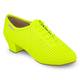 Neon Yellow Perf Eco Leather