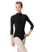 Turtleneck Zipper Leotard Eliana