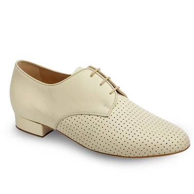 Mens Salsa and Tango SUPADANCE | 6000 Beige Leather 6000