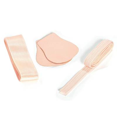 Pointe Shoe Bands and Elastics SO DANCA | Set of Accessories AC06
