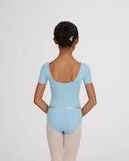 Child Short Slv Leotard W/Belt
