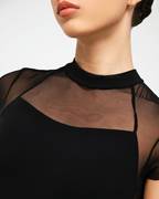 Rihanna Cap Sleeve Leotard