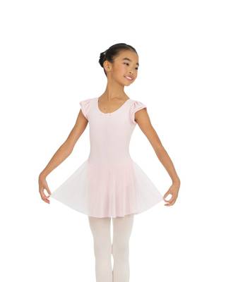 Girls Ballet Dresses CAPEZIO | Flutter Sleeve Dress 3973C