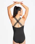Mesh Insert Camisole Leotard