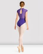 Mirella Celeste Cap Sleeve Printed Leotard