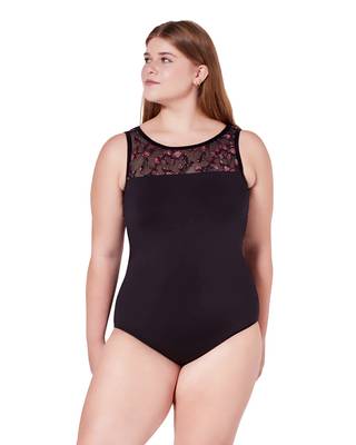 Tank & Halter Dance Leotards CAPEZIO | Ornate Romance Allure Mesh Back Leotard F12401W