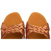 1178 Gold Shimmer Flare Heel