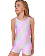 Sunset Wave Shoreline Biketard - Child