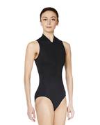 High Neck Zipper Leotard Marion