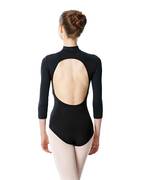 Turtleneck Zipper Leotard Eliana