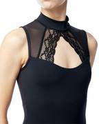 Mock Neck Zip Back Leotard Valerie