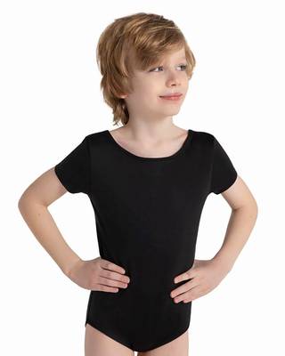 Sleeve Leotards CAPEZIO | Boys' Short Sleeve Leotard SE1062B