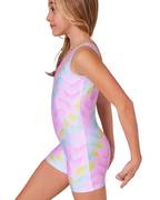 Sunset Wave Shoreline Biketard - Child