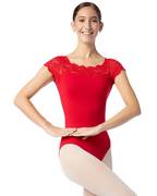 Adult Cap Sleeve Lace Leotard Matilda