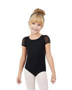 Puff Sleeve Keyhole Back Leotard