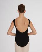 Boatneck Leotard W/Low-bk