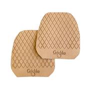 Leather Anti-Slip Platform Caps