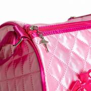 Embroidered Barrel Bag