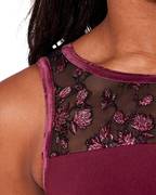 Ornate Romance Allure Mesh Back Leotard