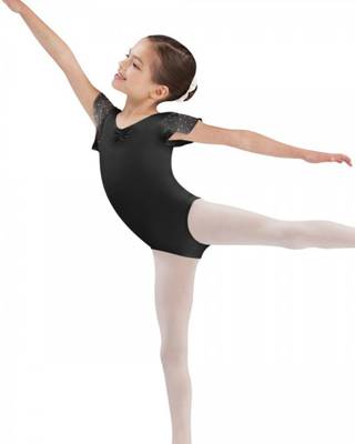 Sleeve Leotards BLOCH | Tank Leo W/Georgette Sequin CL3732
