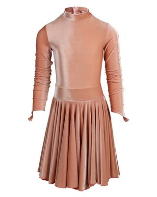 Mädchen Latein/Standard Tanzkleider AITA | Girls' Velvet Dancesport Dress CL17213V